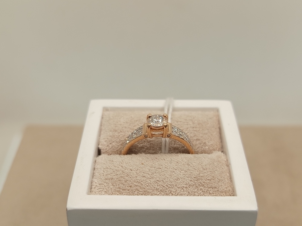 КОЛЬЦО БРИЛЛИАНТ Au 585