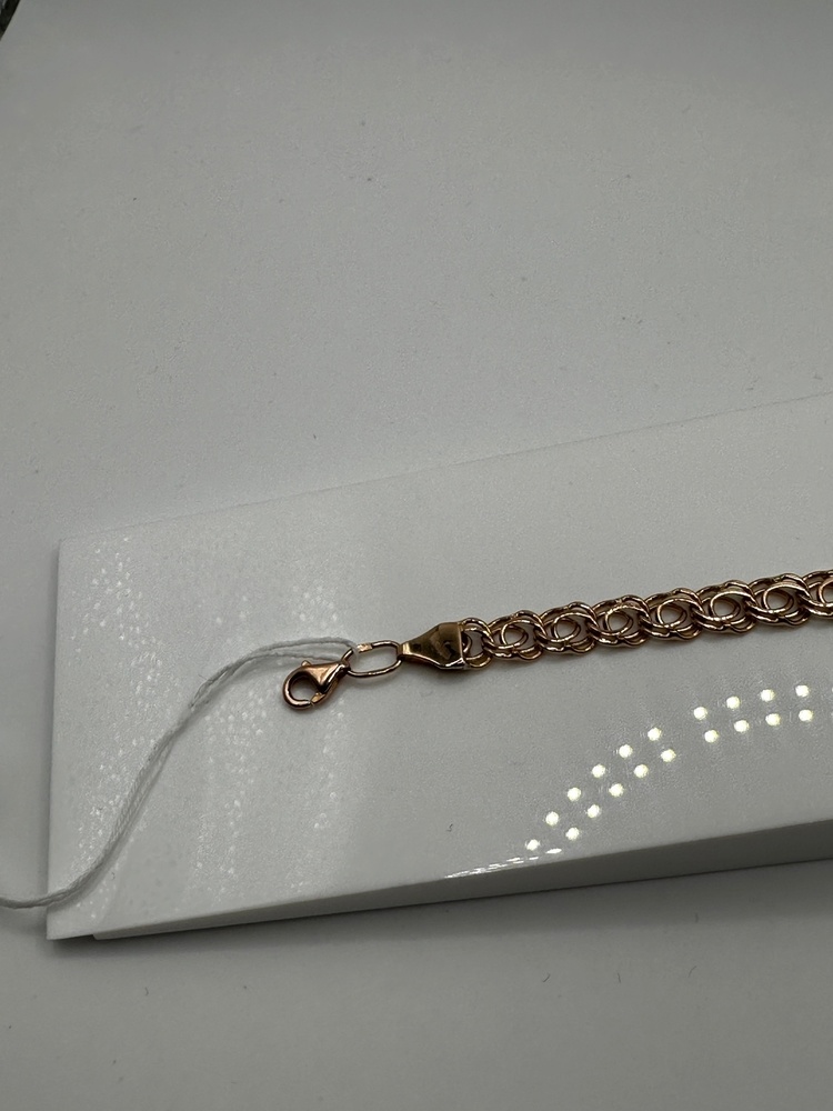 БЛБ585 БРАСЛЕТ ПОЛНОВЕСНЫЙ Бисмарк (Au 585)