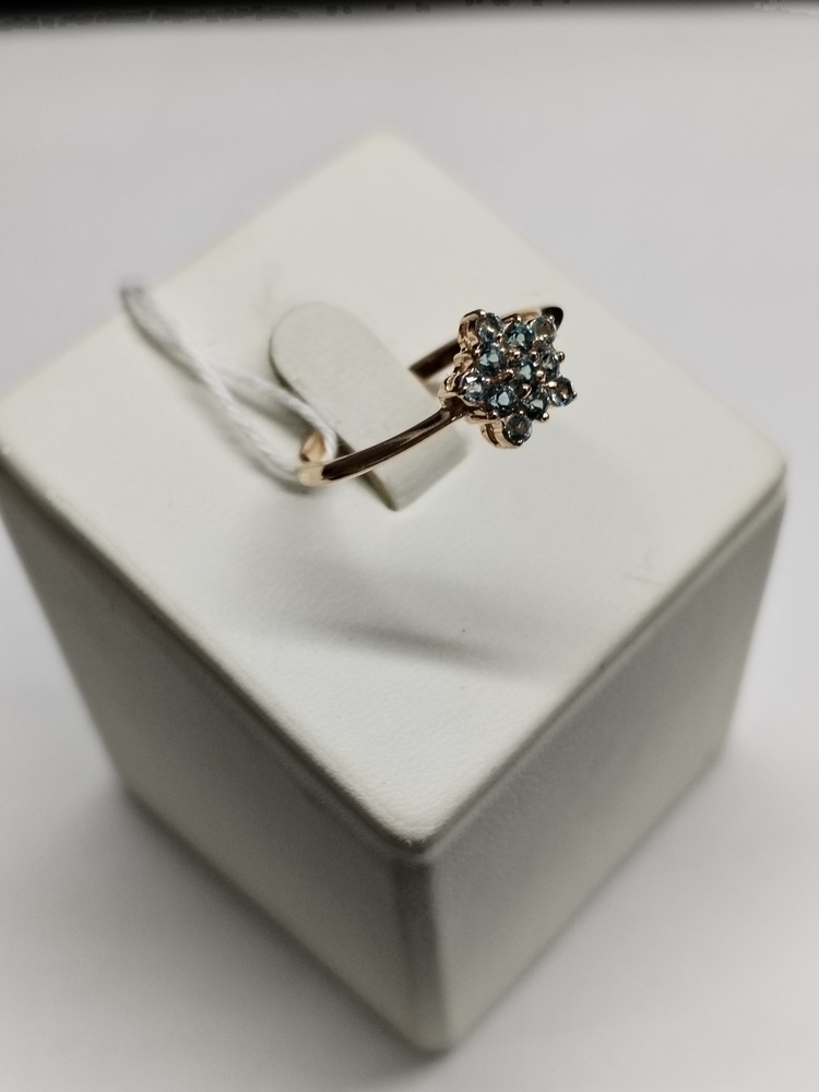 КОЛКМИ585 КОЛЬЦО С КАМНЯМИ (Au 585)