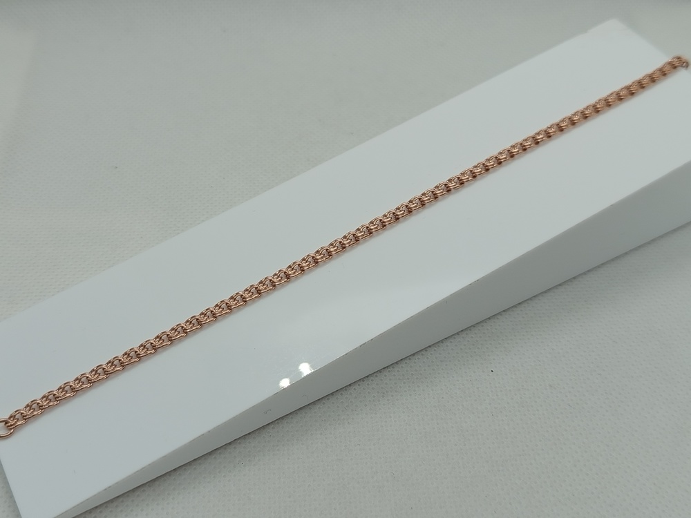 БЛБ585 БРАСЛЕТ ПОЛНОВЕСНЫЙ Бисмарк (Au 585)