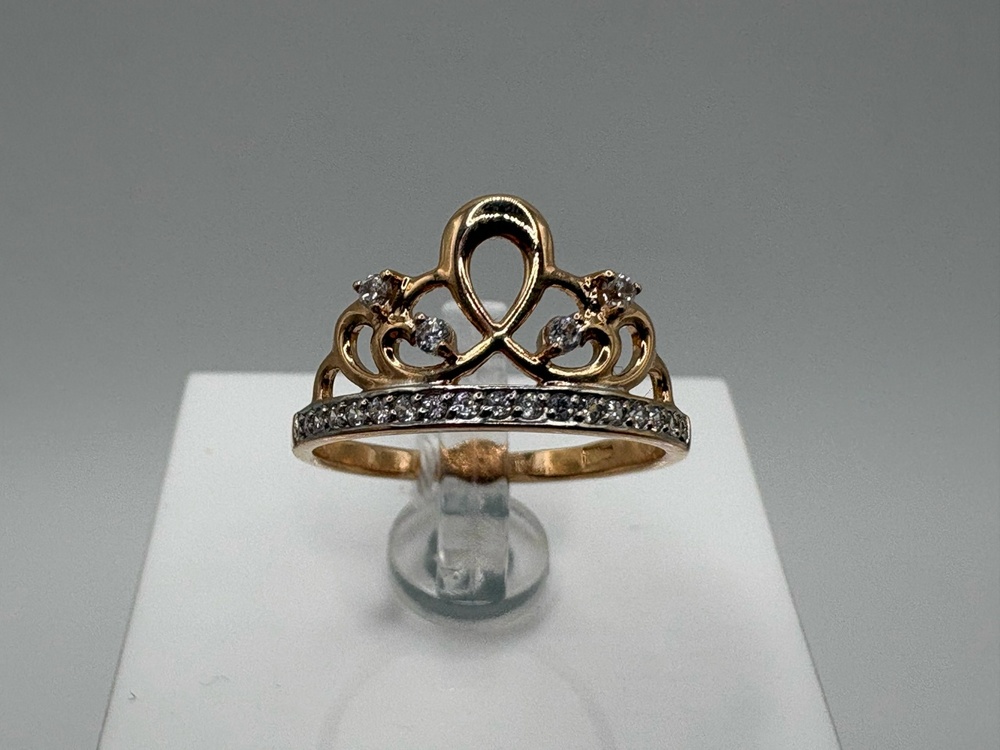 КОЛКМИ585 КОЛЬЦО С КАМНЯМИ (Au 585)