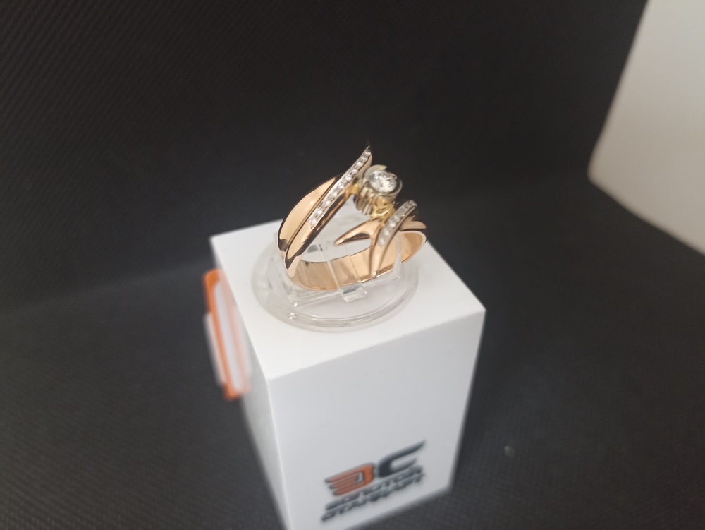 КОЛЬЦО БРИЛЛИАНТ Au 585