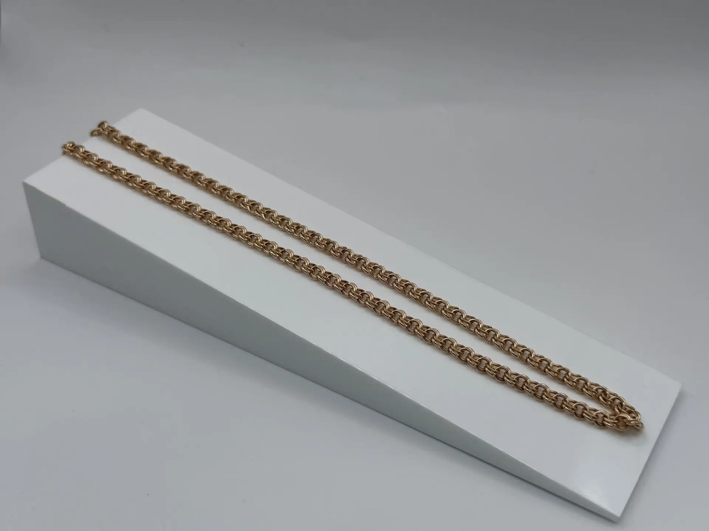 ЦЕПЬ ПУСТОТЕЛАЯ Бисмарк (Au 585)