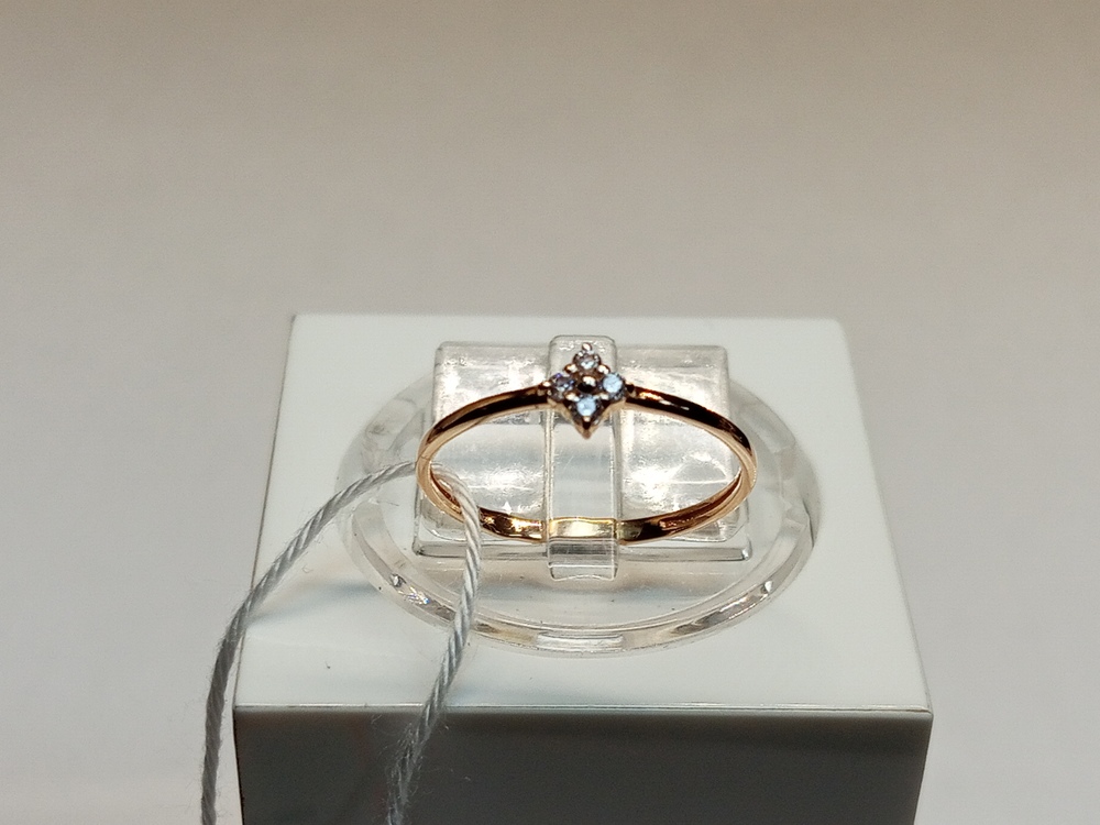 КОЛКМИ585 КОЛЬЦО С КАМНЯМИ (Au 585)