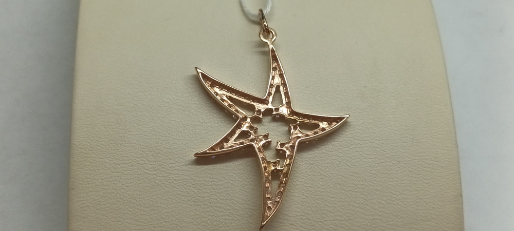 ПОДВЕСКА С КАМНЯМИ (Au 585)