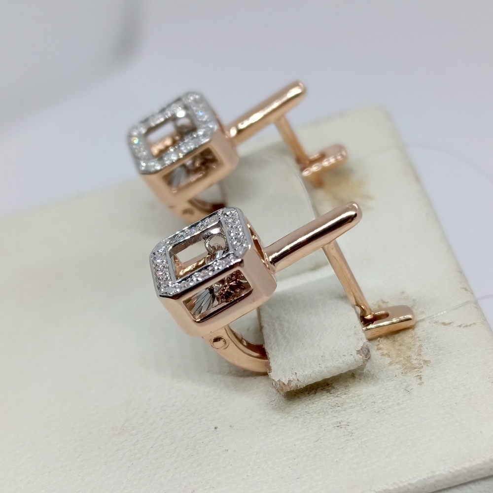 СЕРЬГИ БРИЛЛИАНТ (Au 585)