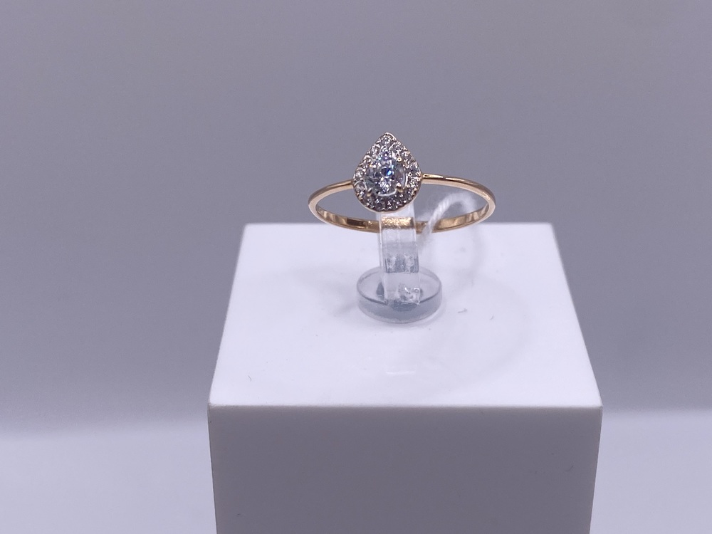 КОЛКМИ585 КОЛЬЦО С КАМНЯМИ (Au 585)