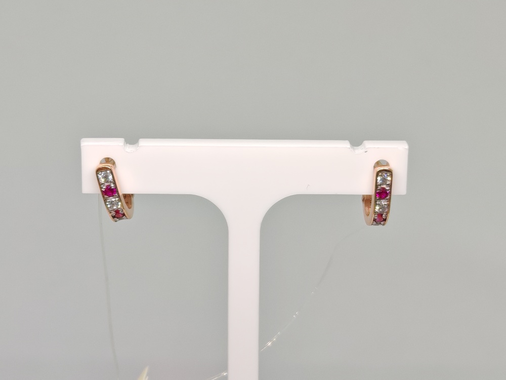 СЕРЬГИ С КАМНЯМИ (Au 585)