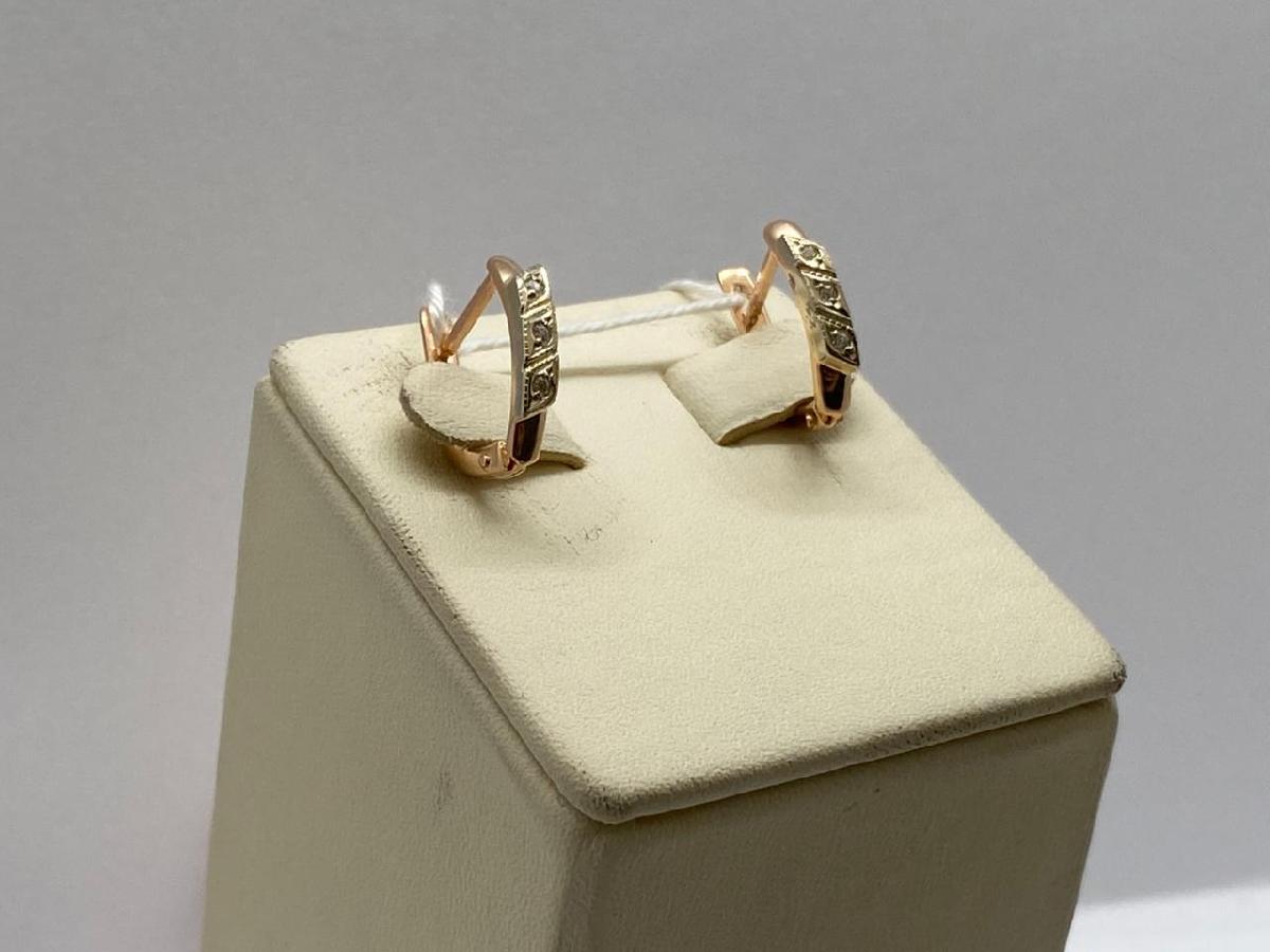 СЕРЬГИ С КАМНЯМИ (Au 585)