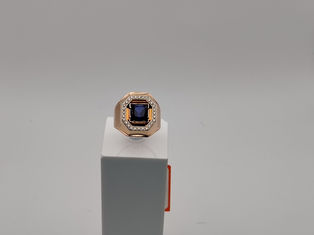 ПЕЧКМИ585 ПЕЧАТКА С КАМНЯМИ (Au 585)