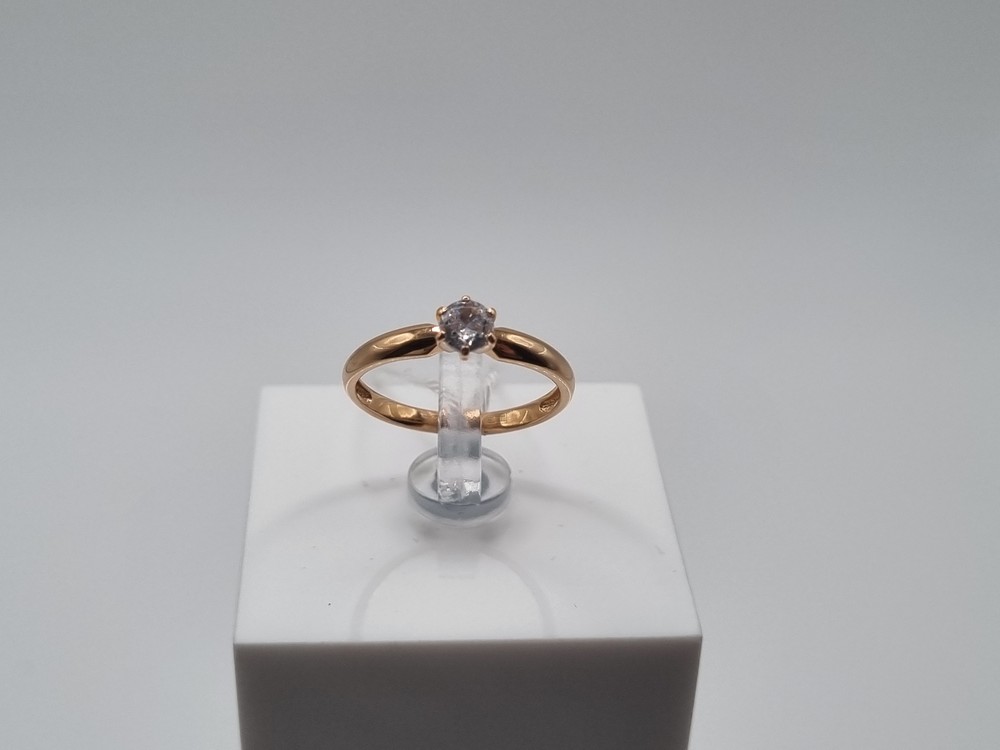 КОЛКМ585 КОЛЬЦО С КАМНЕМ (Au 585)