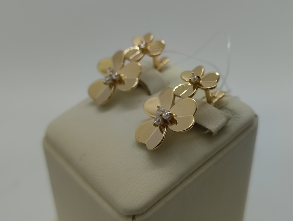 СЕРЬГИ С КАМНЯМИ (Au 585)