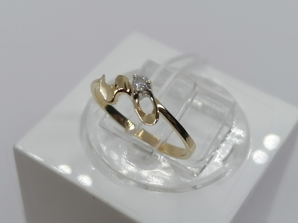 КОЛЬЦО БРИЛЛИАНТ Au 585