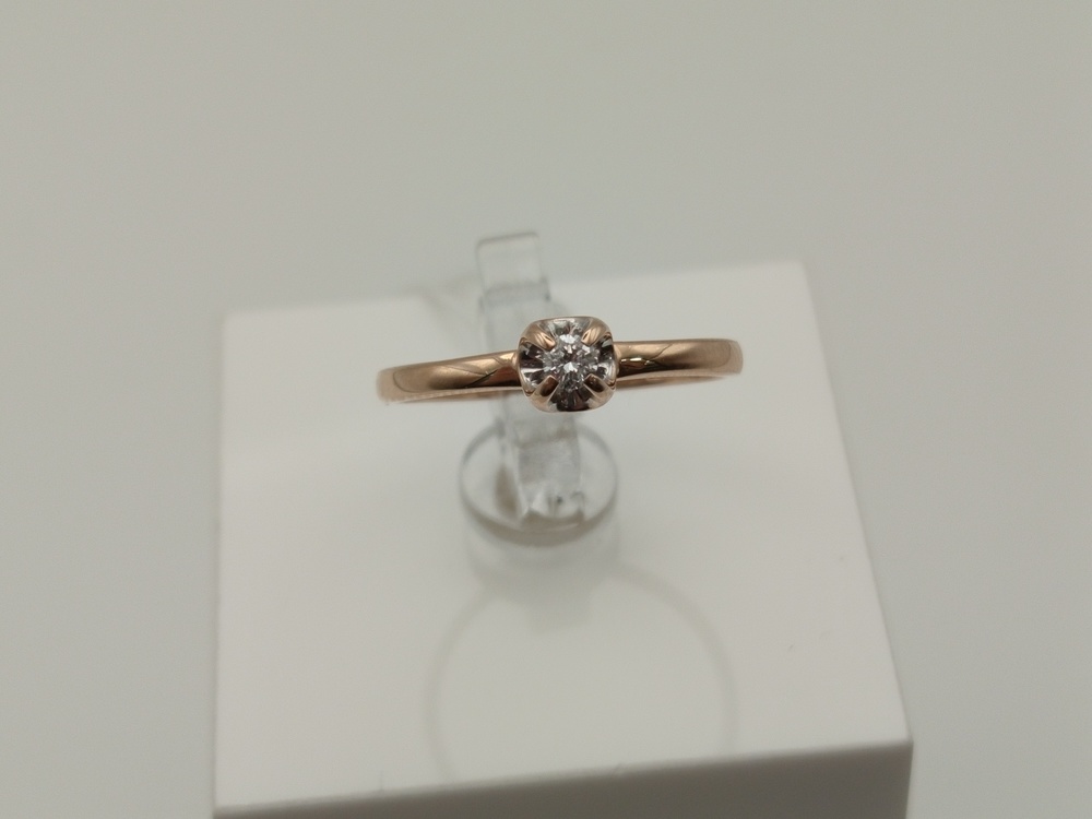 КОЛЬЦО БРИЛЛИАНТ Au 585