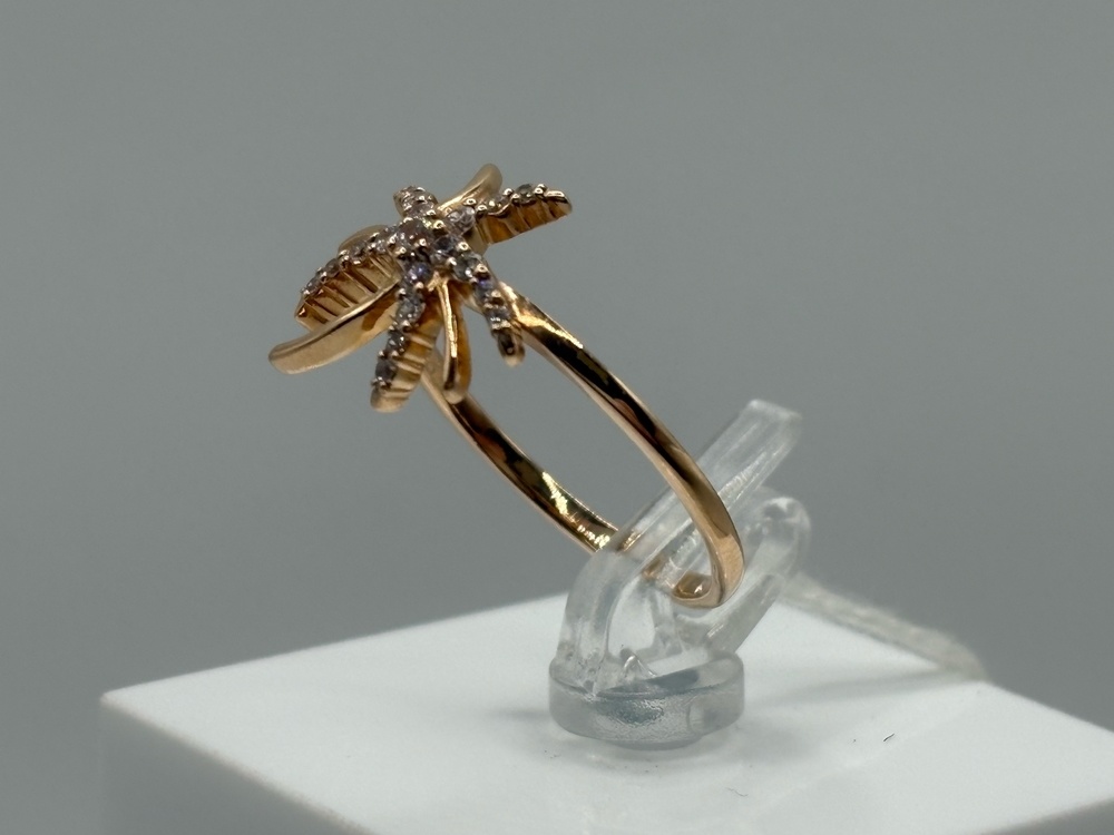 КОЛКМИ585 КОЛЬЦО С КАМНЯМИ (Au 585)