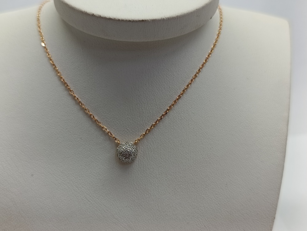 КОЛЬЕ С КАМНЯМИ (Au 585)