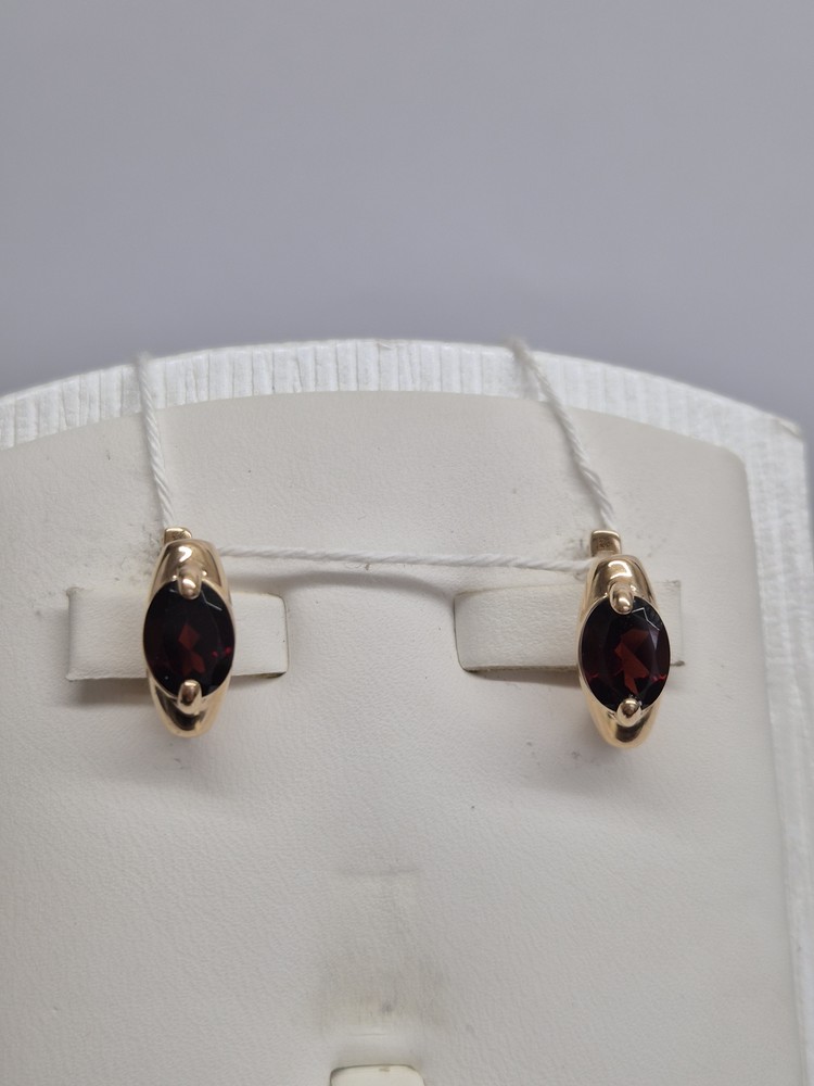 СЕРЬГИ С КАМНЕМ (Au 585)