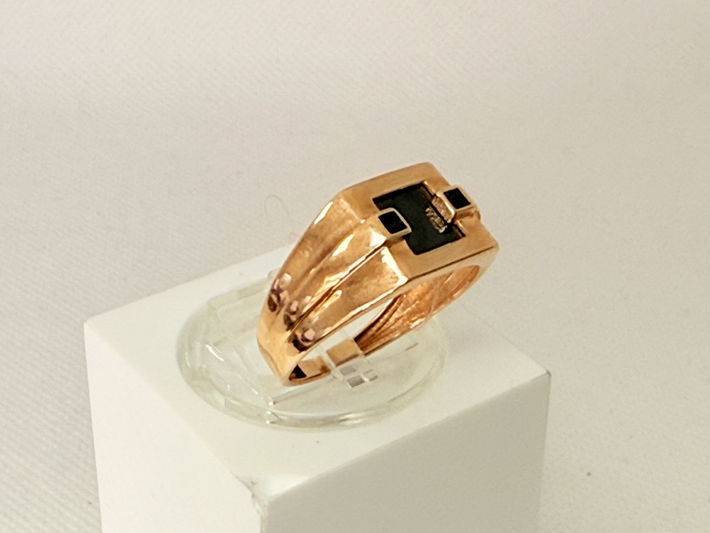 ПЕЧАТКА С КАМНЕМ (Au 585)