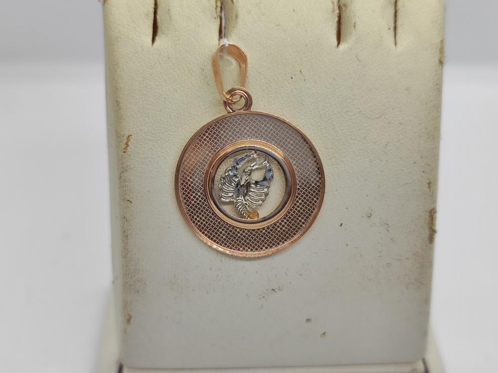 ПОДВЕСКА ЗНАК ЗОДИАКА РАК (Au 585)