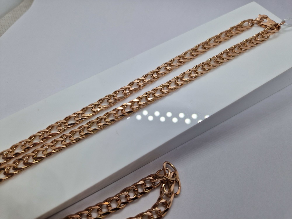 ЦЛР2585 ЦЕПЬ ПОЛНОВЕСНАЯ Ромб двойной (Au 585)