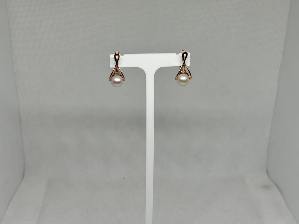 СЕРЬГИ С КАМНЕМ (Au 585)