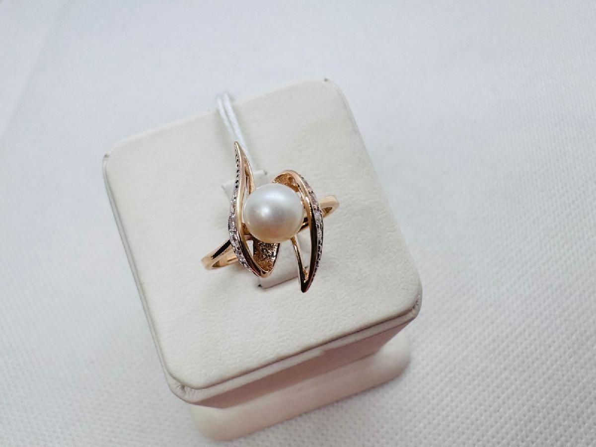 КОЛЬЦО С КАМНЯМИ (Au 585)