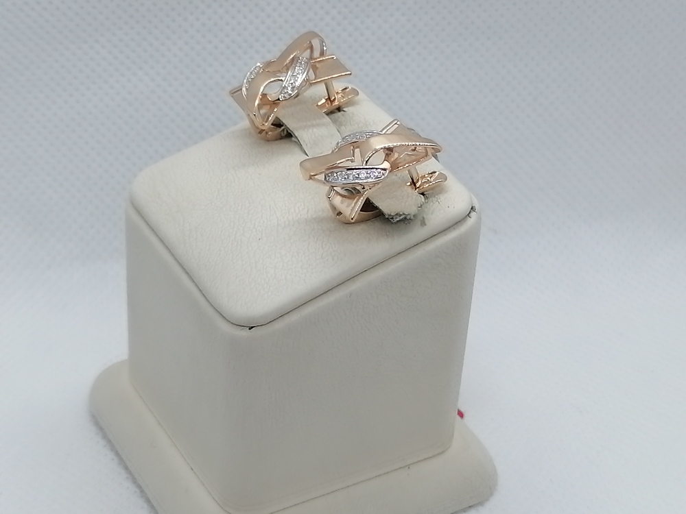 СЕРЬГИ С КАМНЯМИ (Au 585)