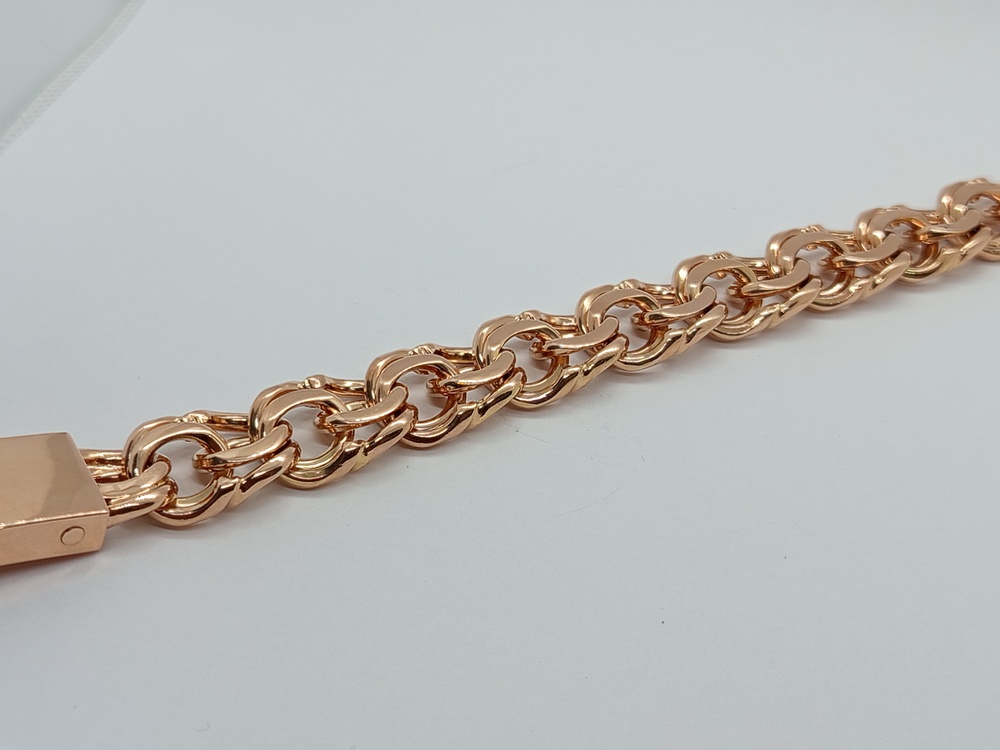 БЛБ585 БРАСЛЕТ ПОЛНОВЕСНЫЙ Бисмарк (Au 585)