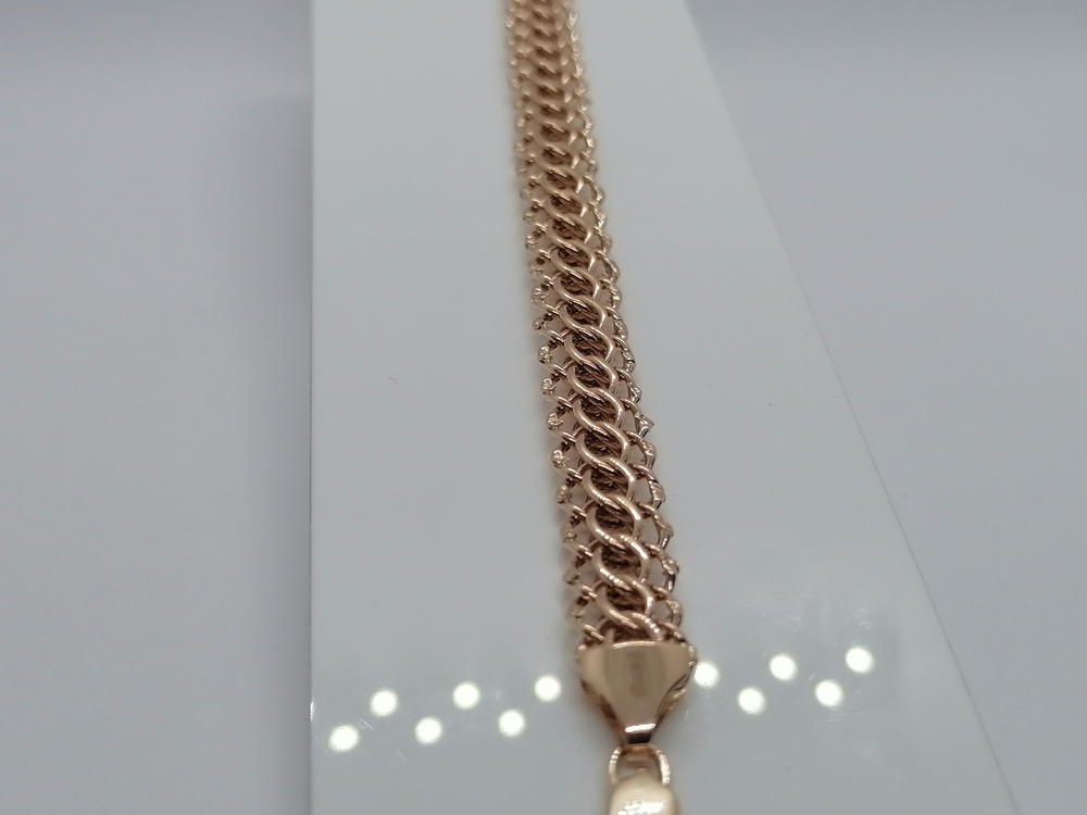 БРАСЛЕТ ПУСТОТЕЛЫЙ Итальянка (Au 585)