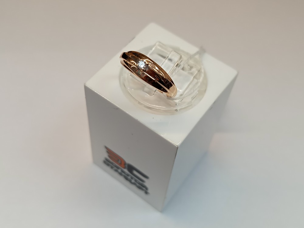 КОЛЬЦО С КАМНЕМ (Au 585)
