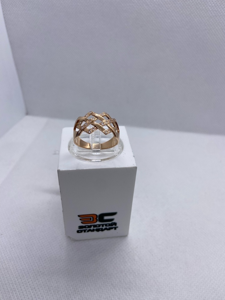 КОЛКМИ585 КОЛЬЦО С КАМНЯМИ (Au 585)