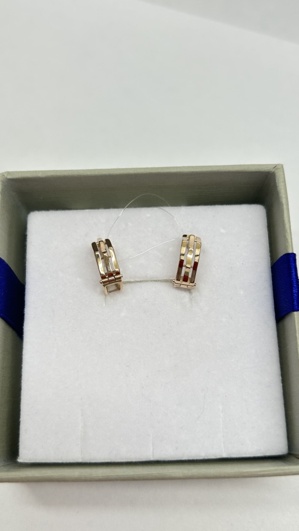 СЕРЬГИ БЕЗ КАМНЯ (Au 585)