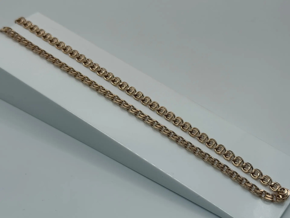 ЦЕПЬ ПУСТОТЕЛАЯ Лав (Au 585)