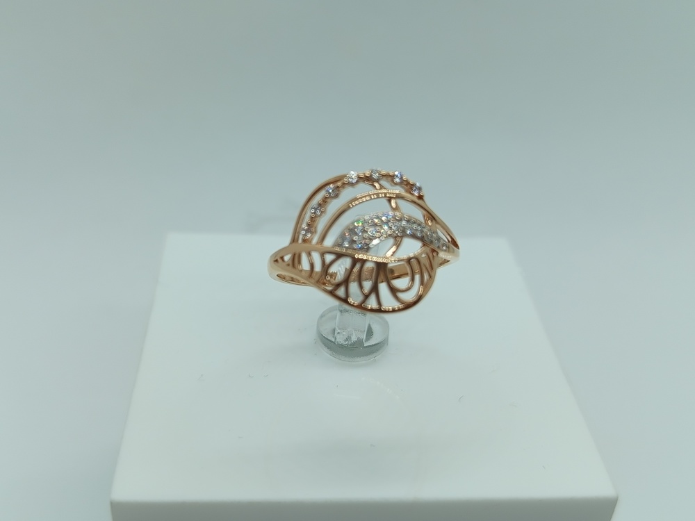 КОЛКМИ585 КОЛЬЦО С КАМНЯМИ (Au 585)