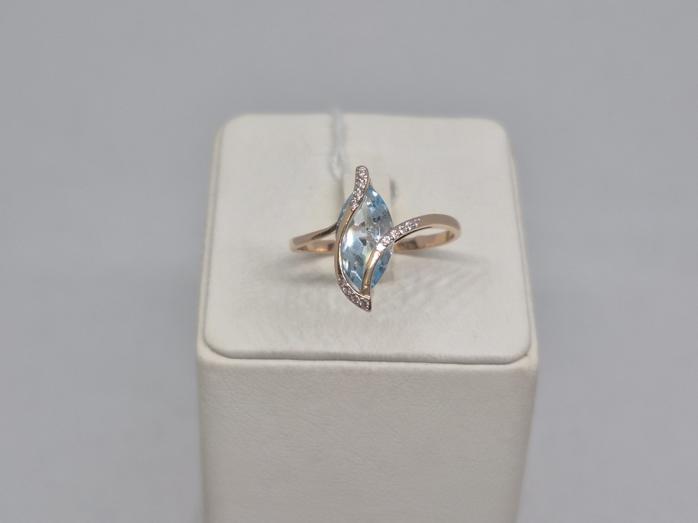 КОЛКМИ585 КОЛЬЦО С КАМНЯМИ (Au 585)