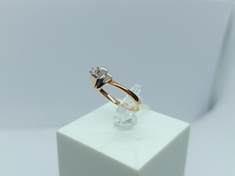 КОЛЬЦО БРИЛЛИАНТ Au 585