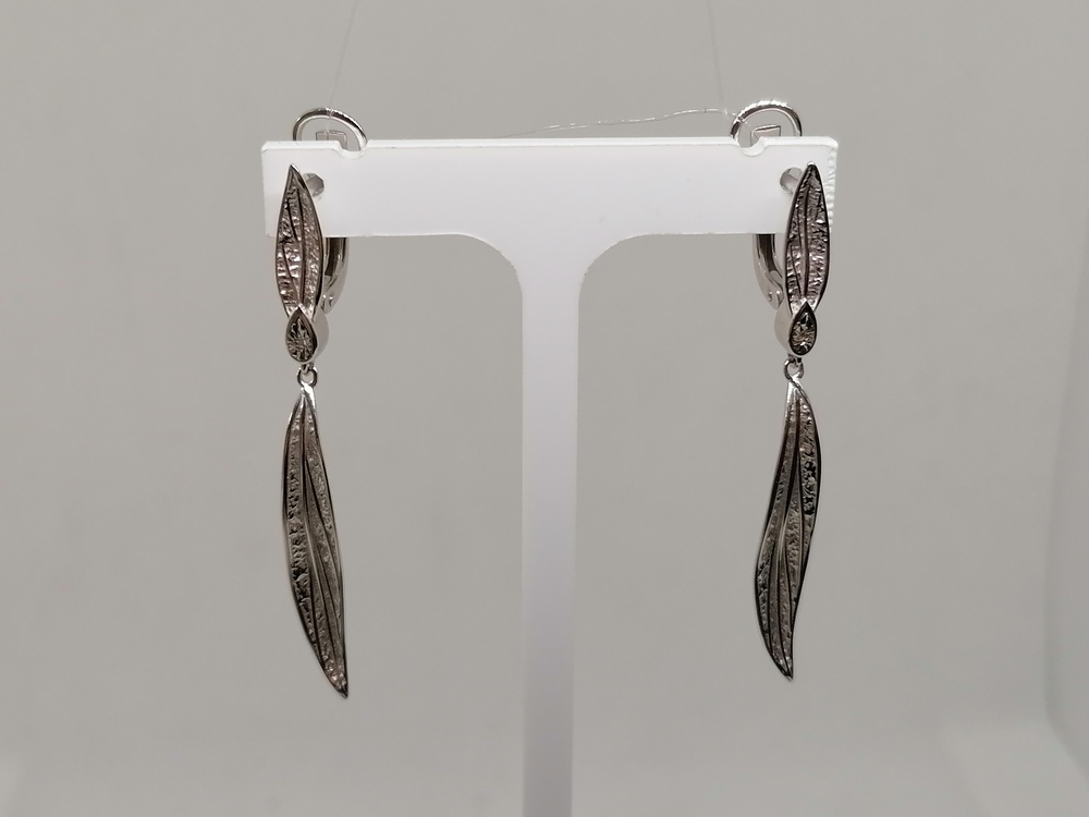 СЕРЬГИ БРИЛЛИАНТ (Ag 925)