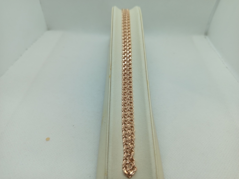 ЦЕПЬ ПУСТОТЕЛАЯ Бисмарк (Au 585)