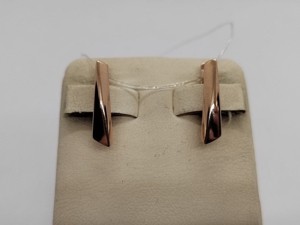 СЕРЬГИ БЕЗ КАМНЯ (Au 585)