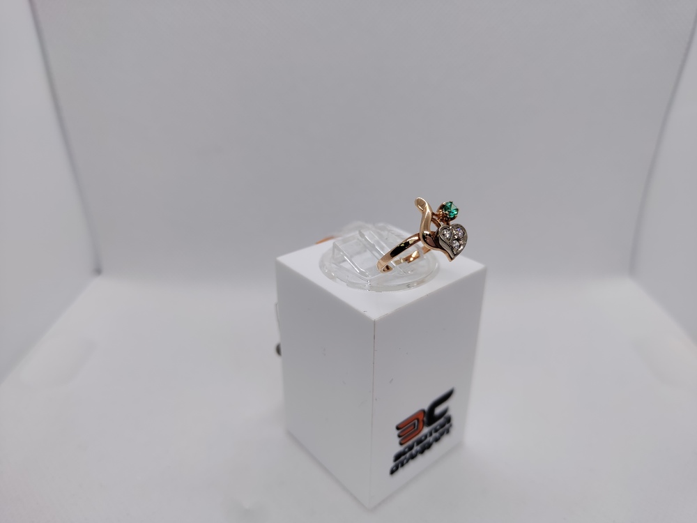 КОЛКМИ585 КОЛЬЦО С КАМНЯМИ (Au 585)