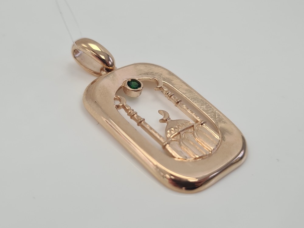 ПОДВЕСКА МЕЧЕТЬ с камнем (Au 585)