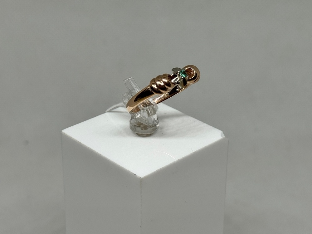 КОЛКМ585 КОЛЬЦО С КАМНЕМ (Au 585)