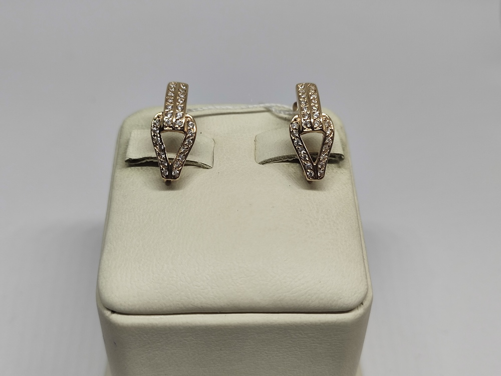 СЕРЬГИ С КАМНЯМИ (Au 585)