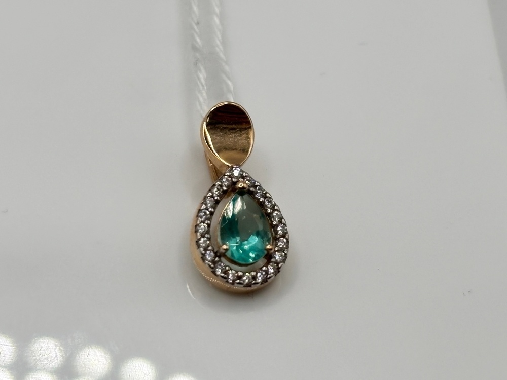 ПОДКМИ585 ПОДВЕСКА С КАМНЯМИ (Au 585)