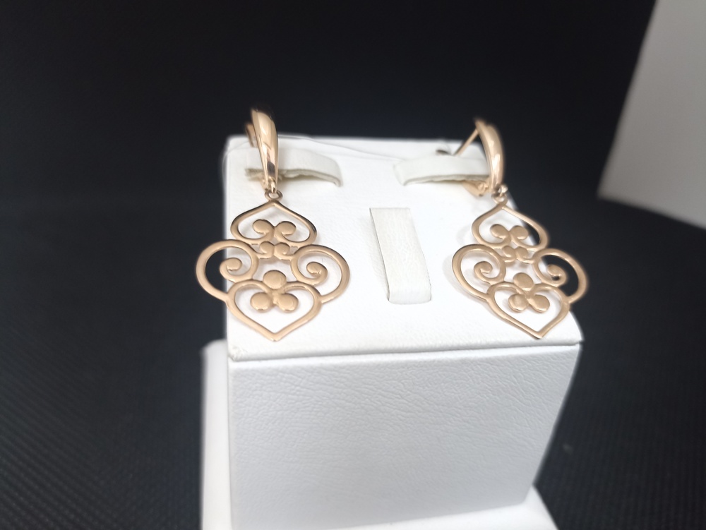 СЕРЬГИ БЕЗ КАМНЯ (Au 585)