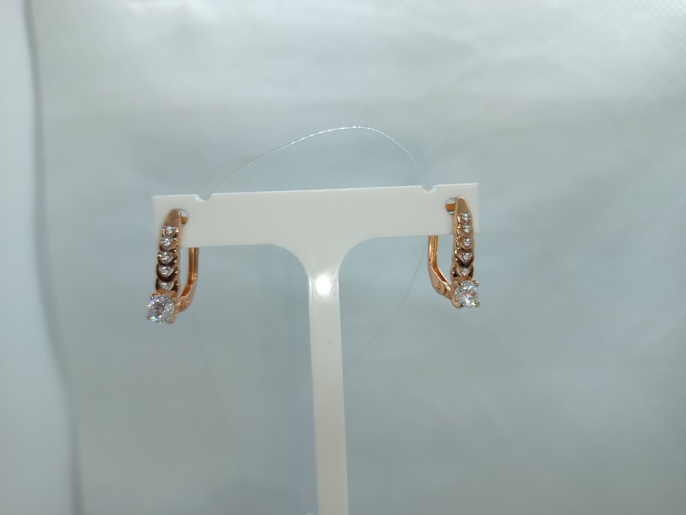 СЕРЬГИ С КАМНЯМИ (Au 585)