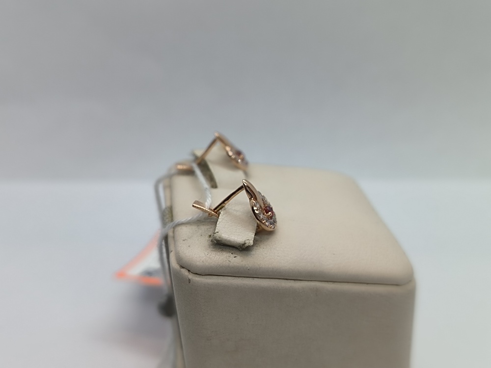 СЕРЬГИ С КАМНЯМИ (Au 585)