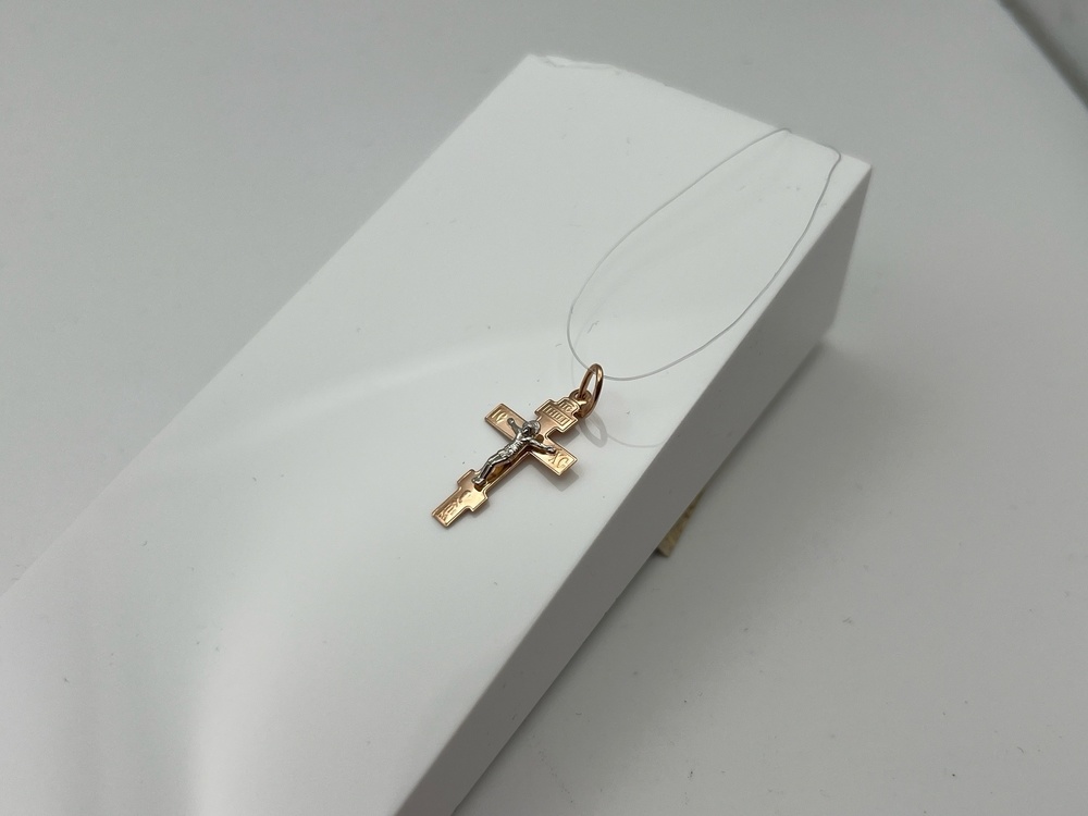 ПОДВЕСКА КРЕСТ (Au 585)