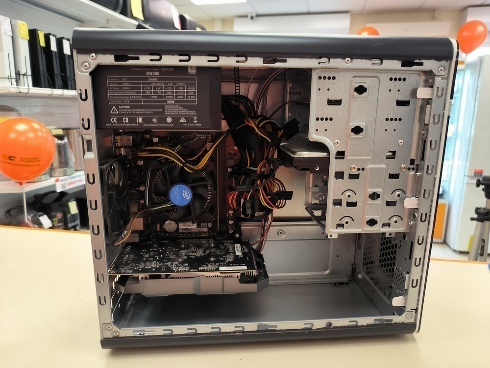 Системный блок DEXP -; Core i3-9100F, GeForce GTX 1050 Ti, Нет, 1 Tb