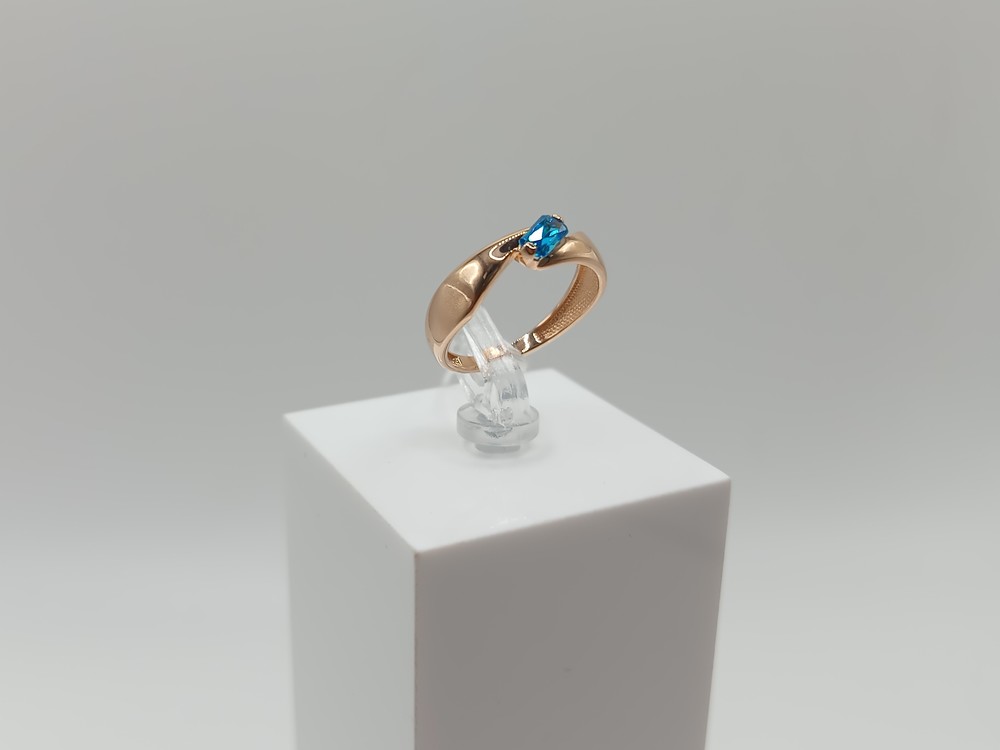 КОЛКМ585 КОЛЬЦО С КАМНЕМ (Au 585)